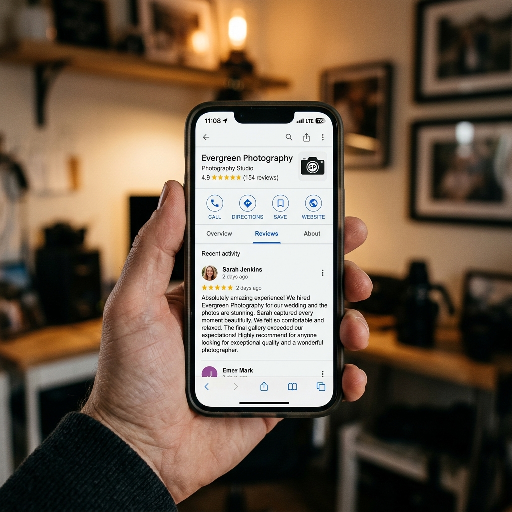Google reviews coming in on your phone